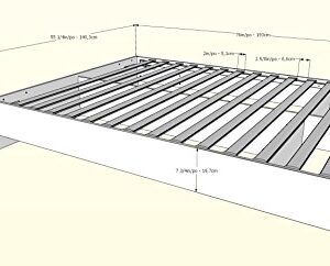 Nexera Platform Bed, Full, Black