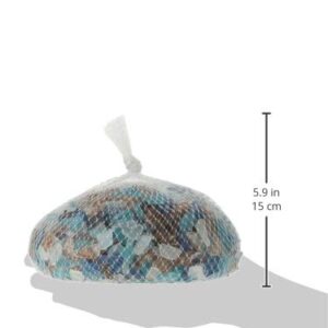 Galapagos (05139 Aquarium Sea Glass, Pacific Mix, 4lb Bag