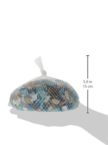 Galapagos (05139 Aquarium Sea Glass, Pacific Mix, 4lb Bag