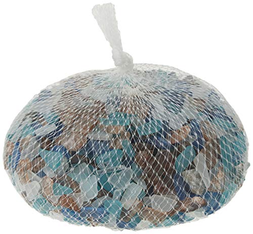 Galapagos (05139 Aquarium Sea Glass, Pacific Mix, 4lb Bag