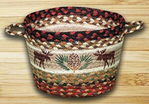 earth rugs 38-ubpsm019mp basket, 9"x7", multi-colored