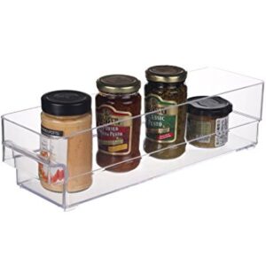 Scotty's (TM Refrigerator, Freezer, and Pantry Storage Organizer Bin - Great to Organize Your Fridge and Whole Kitchen -BPA Free (1, 14.5 x 4 x 4 Inches)