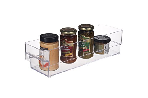 Scotty's (TM Refrigerator, Freezer, and Pantry Storage Organizer Bin - Great to Organize Your Fridge and Whole Kitchen -BPA Free (1, 14.5 x 4 x 4 Inches)