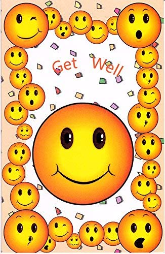 Assorted Get Well Greeting Cards in a Bulk 12 Pack