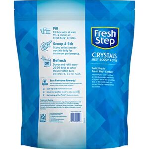 Fresh Step Crystals Cat Litter, Ultra Lightweight and Absorbing, 16 lbs total, (2 Pack of 8lb Bags)