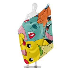 Pokémon, "Meet the Group" Fleece Throw Blanket, 45" x 60", Multi Color