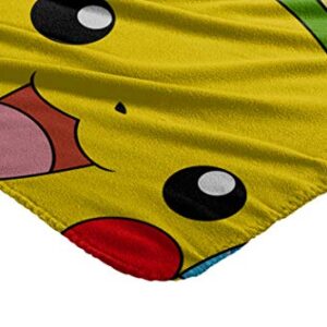 Pokémon, "Meet the Group" Fleece Throw Blanket, 45" x 60", Multi Color