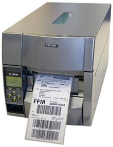 citizen america cl-s700dt-e cl-s700 direct thermal barcode printer with power cord, ethernet, gray