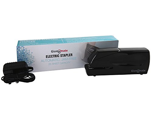 GM-X Automatic Electric Stapler, Heavy Duty Jam-Free 25 Sheet Full-Strip Capacity ✮ Free Staples & AC Cable with Extended Warranty ✮ Professional and Home Office Stapler