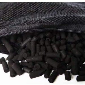 AQUAPAPA 6 lbs Carbon Charcoal Filter Media Pellets in 6 Mesh Bags for Aquarium Fish Tanks