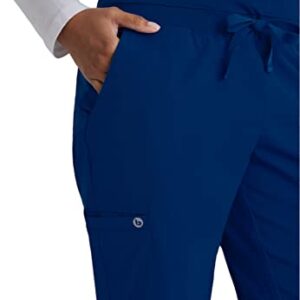 BARCO One 5206 5 Pocket Knit Waist Cargo Pant (Indigo, Medium)