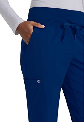 BARCO One 5206 5 Pocket Knit Waist Cargo Pant (Indigo, Medium)