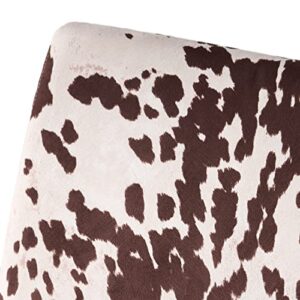 Christopher Knight Home Kassi Fabric Dining Chair, Milk Cow 29.5D x 22.75W x 32.5H in