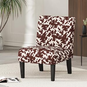 Christopher Knight Home Kassi Fabric Dining Chair, Milk Cow 29.5D x 22.75W x 32.5H in