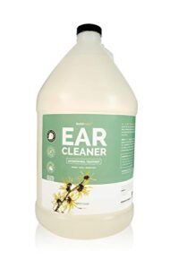 bark 2 basics dog ear cleaner, 1 gallon - all natural, witch hazel, gentle aloe vera and chamomile extract base, breaks through tough wax and debris, soap-free