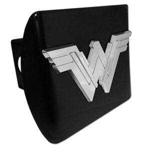 wonder woman black all metal hitch cover