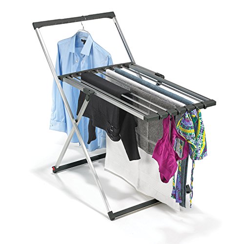 Polder DRY-9070 Ultralight Laundry Drying Stand, 44" x 24" x 43", Aluminum