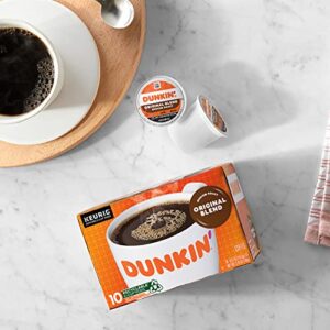 Dunkin' Original Blend Medium Roast Coffee, 10 Keurig K-Cup Pods