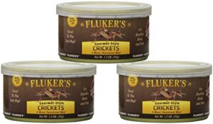 fluker's gourmet canned crickets 1.2oz (3 pack)
