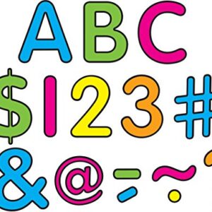 Teacher Created Resources Neon Bright's Classic 2" Letters Uppercase Pack (5813)