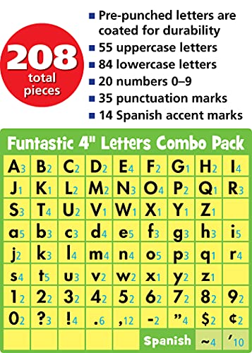 Teacher Created Resources Red Fantastic 4" Letters Combo Pack (TCR5821)