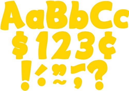 Teacher Created Resources Yellow Gold Fantastic 4" Letters Combo Pack (TCR5818)