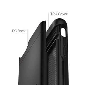 Spigen Slim Armor CS Case Compatible with iPhone SE 2022 5G, iPhone SE 2020, iPhone 8 and iPhone 7 - Black