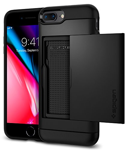 Spigen Slim Armor CS Designed for iPhone 8 Plus Case (2017) / Designed for iPhone 7 Plus Case (2016) - Black