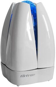 airfree lotus filterless silent air purifier - air purifier for home allergens, bacteria, virus, mold with multicolor night light needs no hepa filter, fan, or humidifier