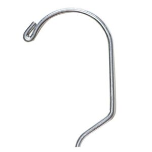 NAHANCO 500RCHU Plastic Suit Hanger with Metal Swivel Hook and Pinch Clips, Heavy Weight, 17", Clear (Pack of 25)