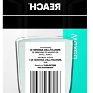 Reach Unflavored Waxed Dental Floss for Oral Care & Removal of Plaque & Food From Teeth & Gum Line, Accepted by the American Dental Association (ADA), Unflavored, 55 yds (Pack of 3)