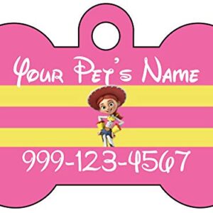 Toy Story Jessie Dog Tag Pet Tag Id Personalized w/ Name & Number