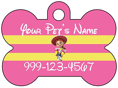 Toy Story Jessie Dog Tag Pet Tag Id Personalized w/ Name & Number