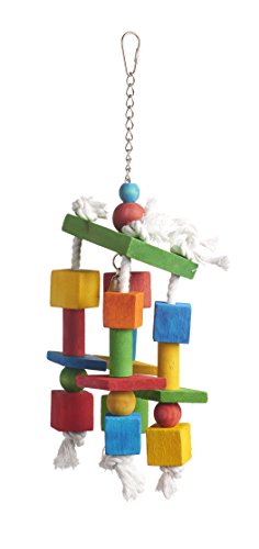 Prevue Pet Products 60955 Bodacious Bites Crazy Legs Bird Toy, Multicolor