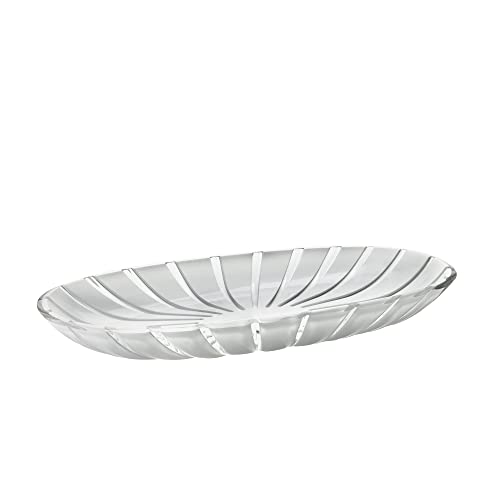 Guzzini Grace Transparent 15 x 7.5 Inch Serving Tray