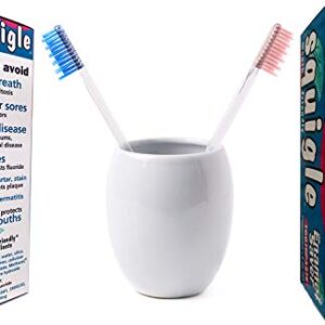 Squigle Enamel Saver Toothpaste (Canker Sore Prevention & Treatment) Prevents Cavities, Perioral Dermatitis, Bad Breath, Chapped Lips - 6 Pack