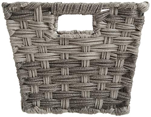 Whitmor Split Rattique Gray Wash Small Tote