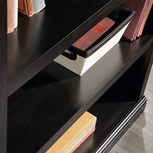 Sauder Select Collection 3-Shelf Bookcase, Estate Black finish