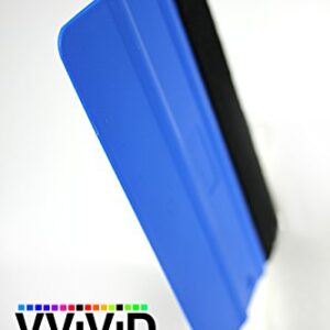 VViViD Clear Paint Protection Bulk Vinyl Wrap Film 12 Inches x 60 Inches Including 3M Squeegee and Black Felt Applicator