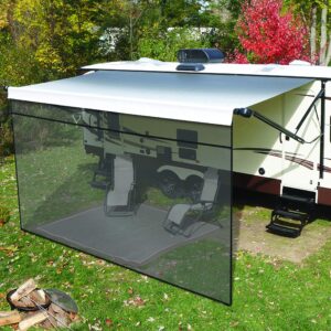 Lippert Components Super Shade Front Panel for 5th Wheel, Travel Trailer and Motorhome RV Awnings