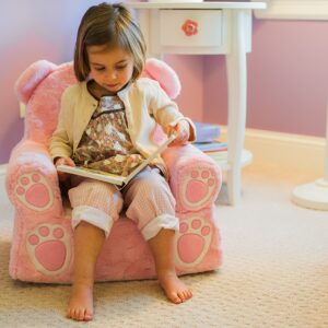 Animal Adventure | Sweet Seats | Pink Bear Children's Plush Chair