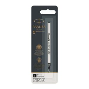 parker 5th technology pen ink refill | fine point | black ink | 1 count