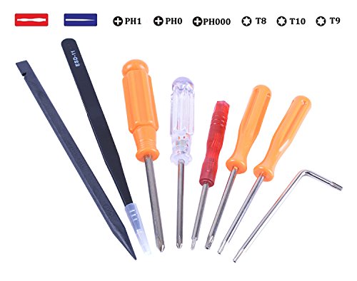 HIGHFINE Playstation Repair Fix Screwdriver Tool Kit for All Sony Playstation Consoles PS1 PS2 PS3 PS4 PSP.etc