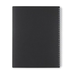 Blue Sky Smart Notes Professional Notebook, Wire-O Binding, 8.5" x 11", Black (14713)