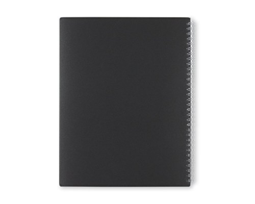 Blue Sky Smart Notes Professional Notebook, Wire-O Binding, 8.5" x 11", Black (14713)