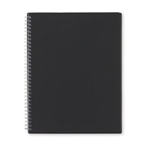 Blue Sky Smart Notes Professional Notebook, Wire-O Binding, 8.5" x 11", Black (14713)