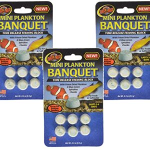 Zoo Med Laboratories Plankton Banquet Block Feeder Mini (3 Pack)