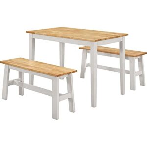 4d concepts new york table, natural/white