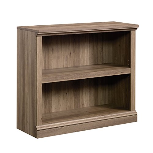 Sauder 2-Shelf Bookcase, Salt Oak finish