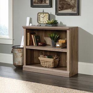 Sauder 2-Shelf Bookcase, Salt Oak finish